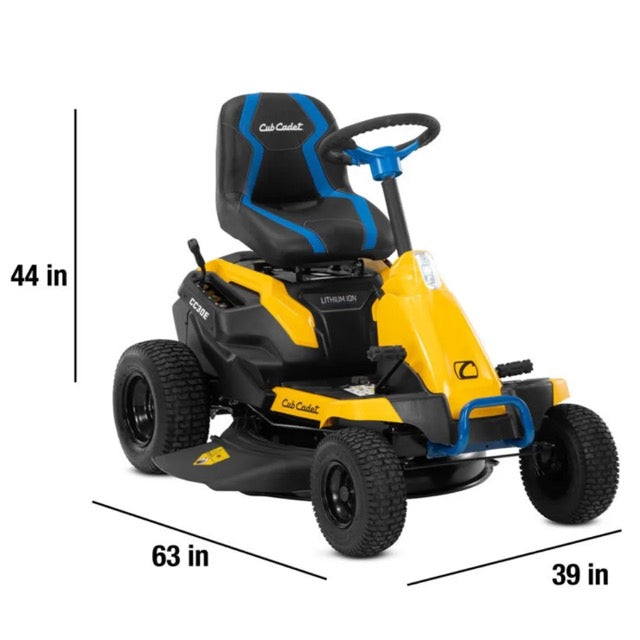 Cub Cadet CC30E Riding Lawn Electric Mower (33BA27JDB10)