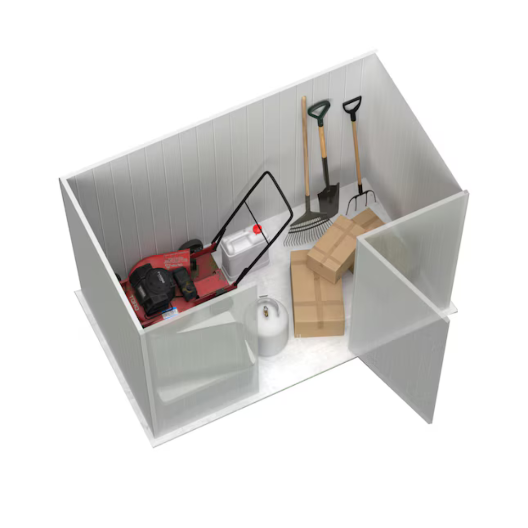 Apache 5-ft x 7-ft Space Saver Galvanized steel Storage Shed