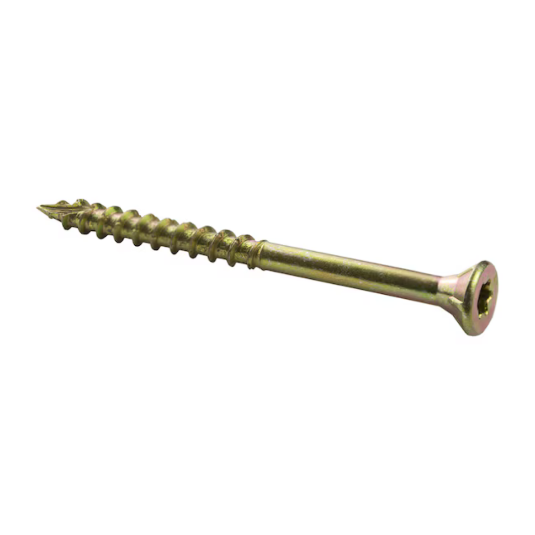 Apache 9 x 2-1/2-in Yellow Zinc Interior Wood Screws – 85-Pack